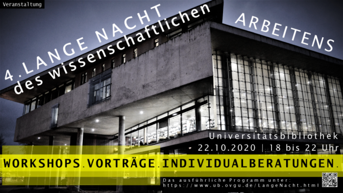 Lange Nacht des wissenschaftlichen Arbeitens
